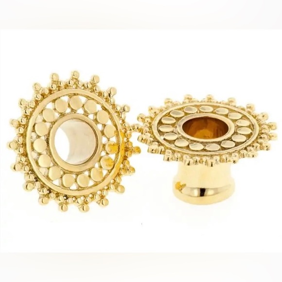 Tawapa Jewelry - 🌕☀️❄️Tawapa 18K Yellow Gold 2g Afghan Eyelets/Tunnels